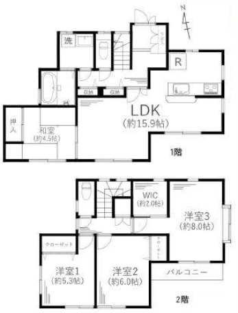 厚木市上荻野　中古一戸建て