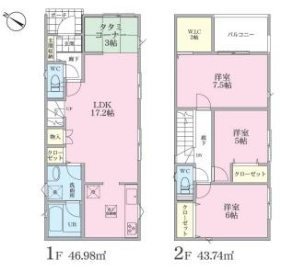 大和市南林間６丁目第３０　新築分譲１号棟